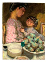 En tallerken med fig