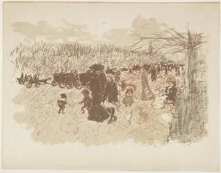 Avenue i Bois de Boulogne, ca. 1898 (publisert 1899)