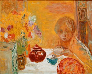 Frokost av Pierre Bonnard (1867-1947) ca. 1932