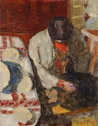 Marthe med den hvite duken, 1926.