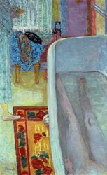 Akt i badet, 1925