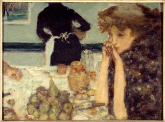 The Breakfast of Misia Portrett av Misia Sert, pianist og uhyggelig for mange artister