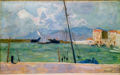 Det latinske seilmaleriet av Pierre Bonnard (1867-1947) 1917 Paris, Bernheim-Jeune-samlingen