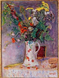 Vase med blomster