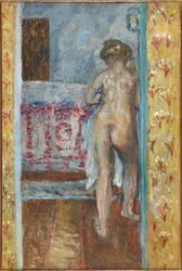 Kvinne i en alkove, ca. 1904 (olje om bord)