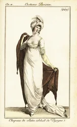 Nydelig i opera kjole, Paris