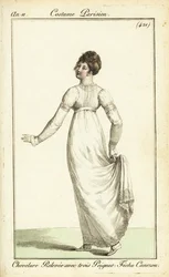 Kvinne danser på et ball, Paris