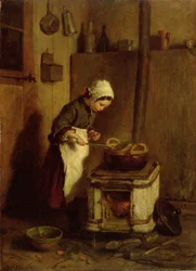 Den lille husholdersken, 1857