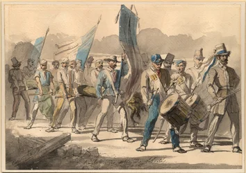 Plantingen av et frihetstre i Frankrike i 1848, 1848