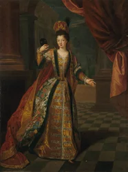 Louise Françoise de Bourbon 1673-1743, Mademoiselle de Nantes, ca 1690.    1200529   no       norwegian Successfully Translated  Original: Avenue at Bourlon, Western Front (oil on canvas) Translat: Avenue at Bourlon, Western Front (oil on canvas) 1409566 n