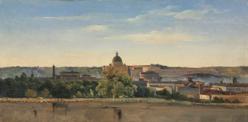 Utsikt over Roma, ca. 1782-1784.