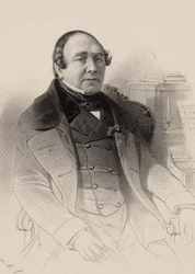 Portrett av operasangeren Louis Antoine Eléonore Ponchard 1787-1866, 1850.