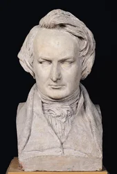 Byste av Victor Hugo (1802-85) 35 år gammel, 1837