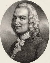 Portrett av komponisten Jean-Philippe Rameau 1683-1764.