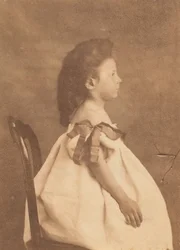 Nok en rustikk stol, 1860-tallet.