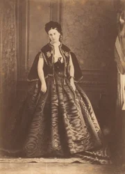 Moirékjolen, 1860-tallet.