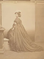 Den fjærkledde hatten, 1860-tallet.