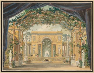 Utsmykning utført for fødselsdagen til Hans Majestet Kongen av Westfalen, 1811.