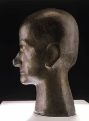 Byste av Baudelaire, bronse