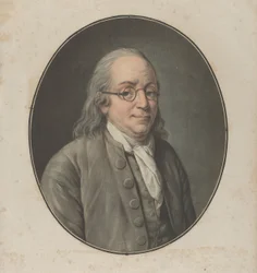 Portrait of Franklin, after Vanloo, ca. 1795.    1163194   no       norwegian Successfully Translated  Original: Madonna and Child with Rosary and Saint Translat: Madonna and Child with Rosary and Saint 1224494 no norwegian Successfully Translated Original