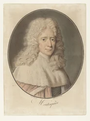 Portrett av Charles de Montesquieu Montesquieu (tittel på objekt) Collection of Great Men (serietittel)