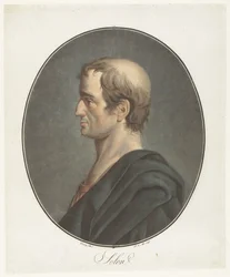 Portrett van Solon Solon (tittel på objekt) Collection of Great Men (serietittel)