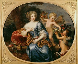 Madame de Montespan, elskerinne til Ludvig XIV … (maleri på lerret)