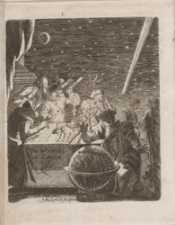 Observer himmelen i Galileos tidsalder Fra: Av betydning for kometene, 1681