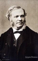Portrett av César Franck, fransk komponist og organist av belgisk opprinnelse (1822-1890).