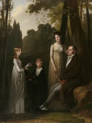 Portrett av Rutger Jan Schimmelpenninck og hans familie Portrett av Rutger Jan Schimmelpenninck og hans familie