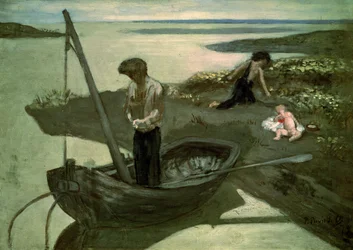 Skisse for den stakkars fiskeren