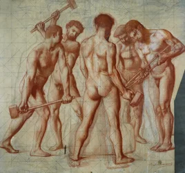 Forfalskerne, studie til «Allegorie du Travail»