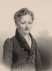 Portrett av pianisten og komponisten Sigismund Thalberg 1812-1871, 1826.