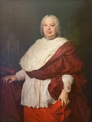 Portrett av kardinal Silvio Valenti Gonzaga, ca. 1745 (olje på lerret)