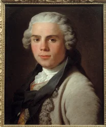 Portrett av maleren Joseph Vernet (1714-1789). Maleri av Pierre Subleyras (1699-1749)