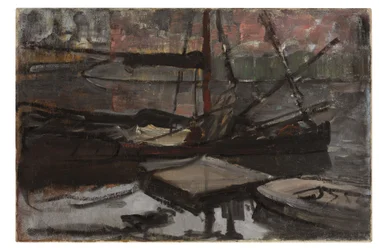 Studie for "Stadhouderskade", ca. 1899 (olje på lerret)