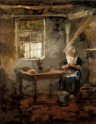 Kvinne i et nederlandsk interiør, 1899