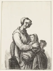 Mor med baby og småbarn