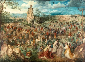 Tysk: Kreuztragung Christi Prosesjonen til Golgata
