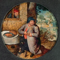 Flamsk ordtak: fråtsing (panel)