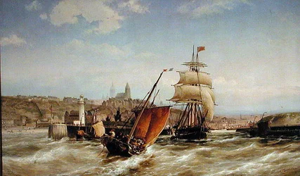 General Duchesne og hans offiserer ved seremonien for badet til dronning Ranavalona III (1862-1917), fra 