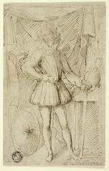 Portrett av en adelsmann i rustning