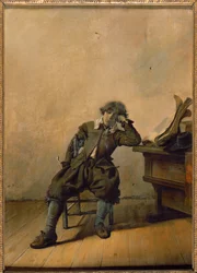 Det første røret (olje på tre)