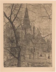 Den gamle kirken i Amsterdam