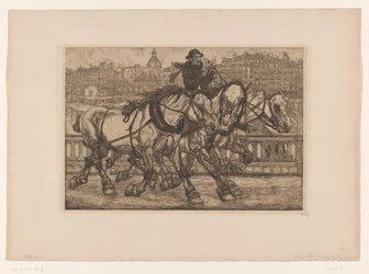 Hester på Pont Sully i Paris L
