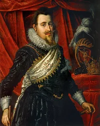 Portrett av Christian IV av Danmark (olje på lerret)