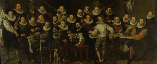 Selskapet til kaptein Gillis Jansz Valckenier og løytnant Pieter Jacobsz Bas, Amsterdam, 1599