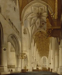 Interiøret i St Bavos kirke, Haarlem