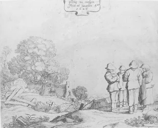 Tre bønder og en kvinne, 1626.