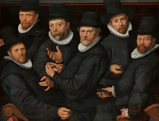 Six Wardens of the Drapers’ Guild Zes waardijns van de Lakenen, Amsterdam, 1599   1395711   no       norwegian Successfully Translated  Original: Architectuur en figuren Translat: Architectuur en figuren 1390609 no norwegian Successfully Translated Origina